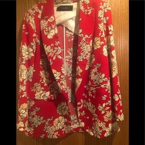 NWOT lightweight floral blazer from Zara. Size L